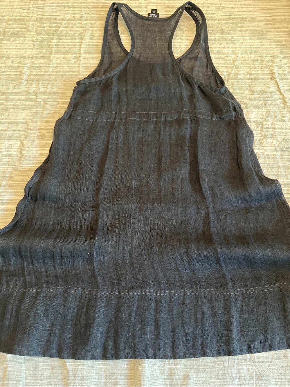 Eileen Fisher Italian Linen Tunic/Dress/swim Cover Up - Picture 13 of 14